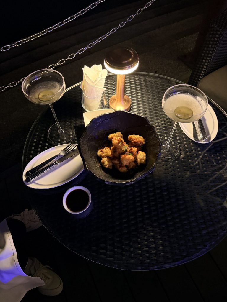 河內西湖洲際 Sunset Bar 湖畔炸物與飲品
